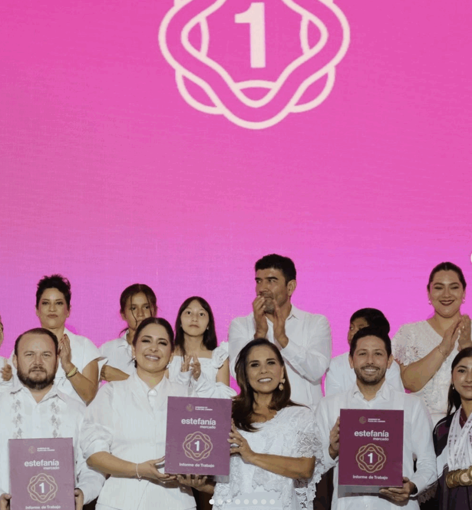 Primer Informe gobierno Playa del Carmen, Estefania Mercado
