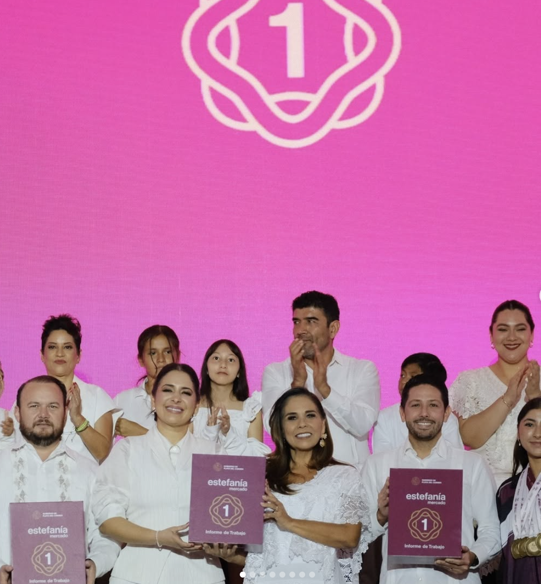 Primer Informe gobierno Playa del Carmen, Estefania Mercado